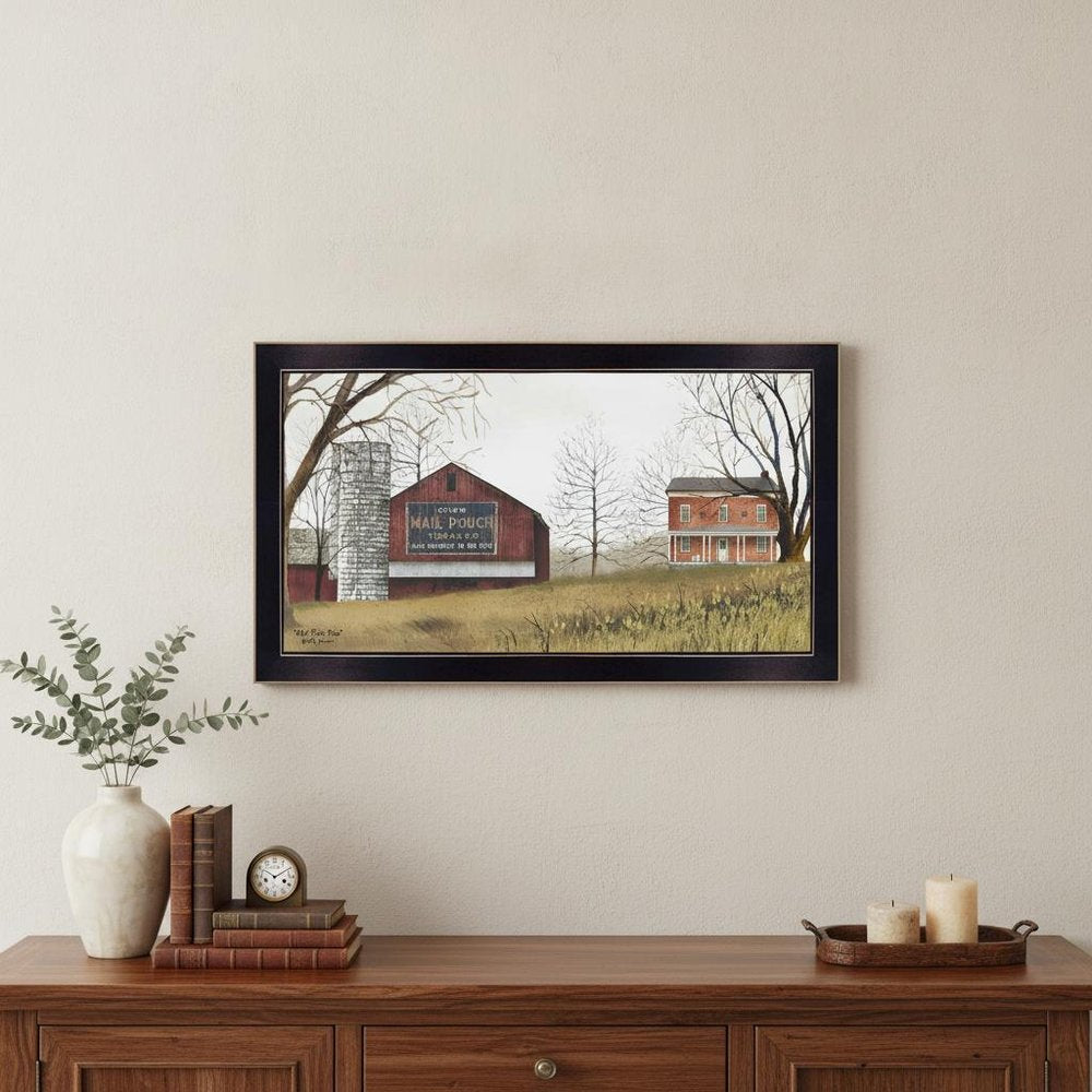 Mail Pouch Barn 6 Black Framed Print Wall Art — view 4