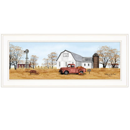 Autumn on Farm 1 White Framed Print Wall Art HomeRoots