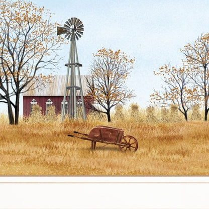 Autumn on Farm 1 White Framed Print Wall Art HomeRoots