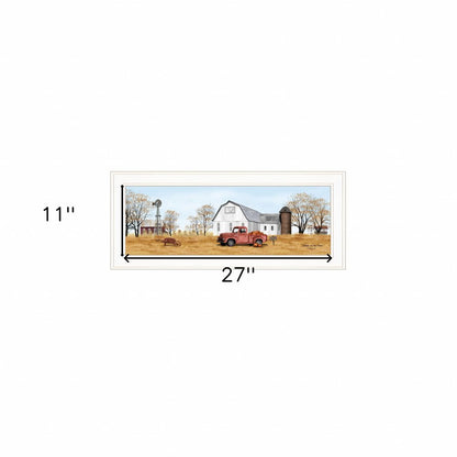 Autumn on Farm 1 White Framed Print Wall Art HomeRoots