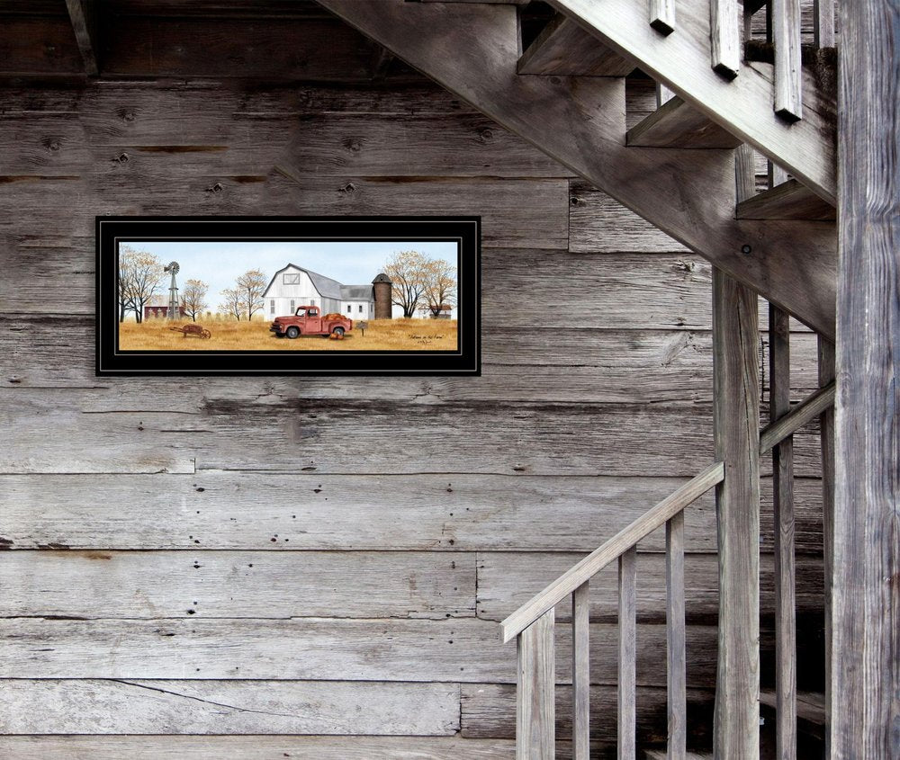 Autumn On Farm 2 Black Framed Print Wall Art HomeRoots