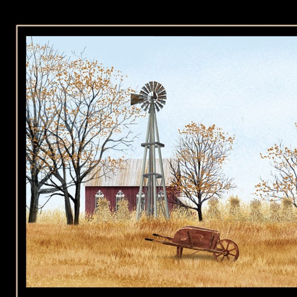 Autumn On Farm 2 Black Framed Print Wall Art HomeRoots