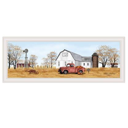 Autumn on Farm 3 White Framed Print Wall Art HomeRoots