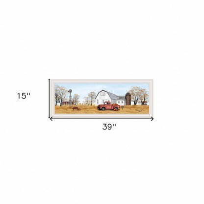 Autumn on Farm 3 White Framed Print Wall Art HomeRoots