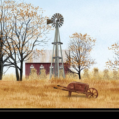 Autumn on Farm 4 Black Framed Print Wall Art HomeRoots