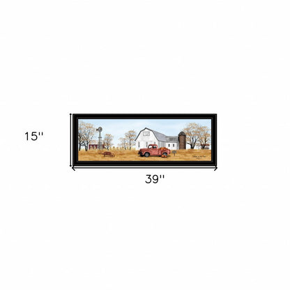 Autumn on Farm 4 Black Framed Print Wall Art HomeRoots