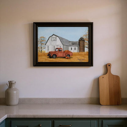 Pumpkin Harvest 2 Black Framed Print Kitchen Wall Art HomeRoots