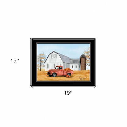 Pumpkin Harvest 2 Black Framed Print Kitchen Wall Art HomeRoots