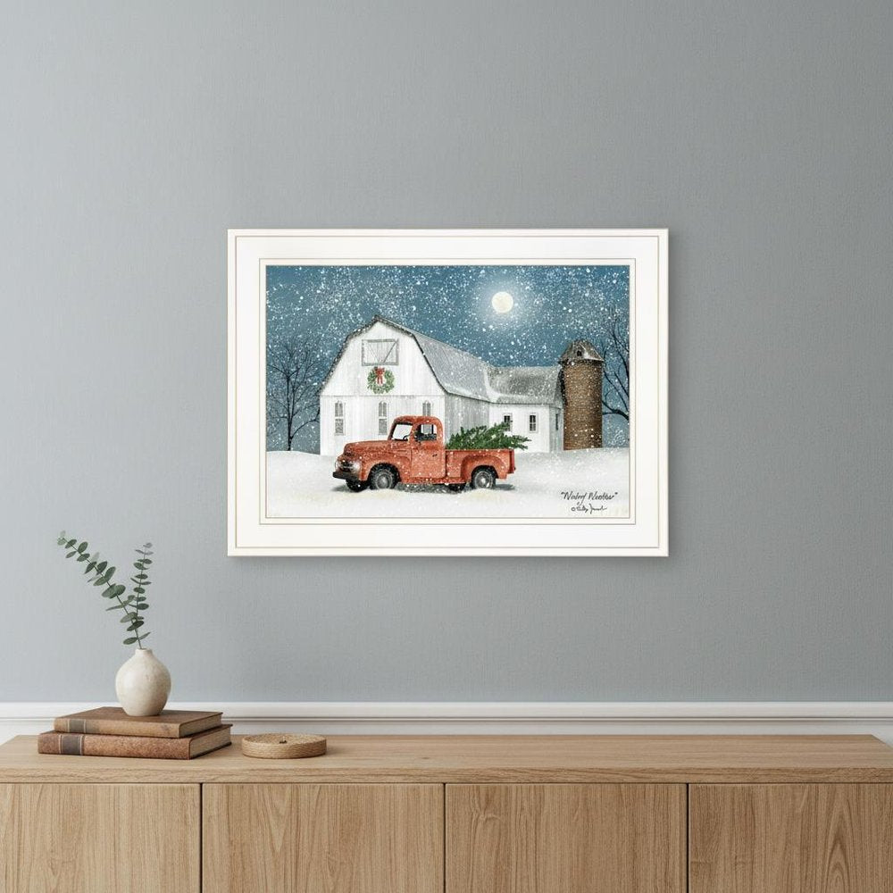 Wintry Weather 2 White Framed Print Wall Art HomeRoots