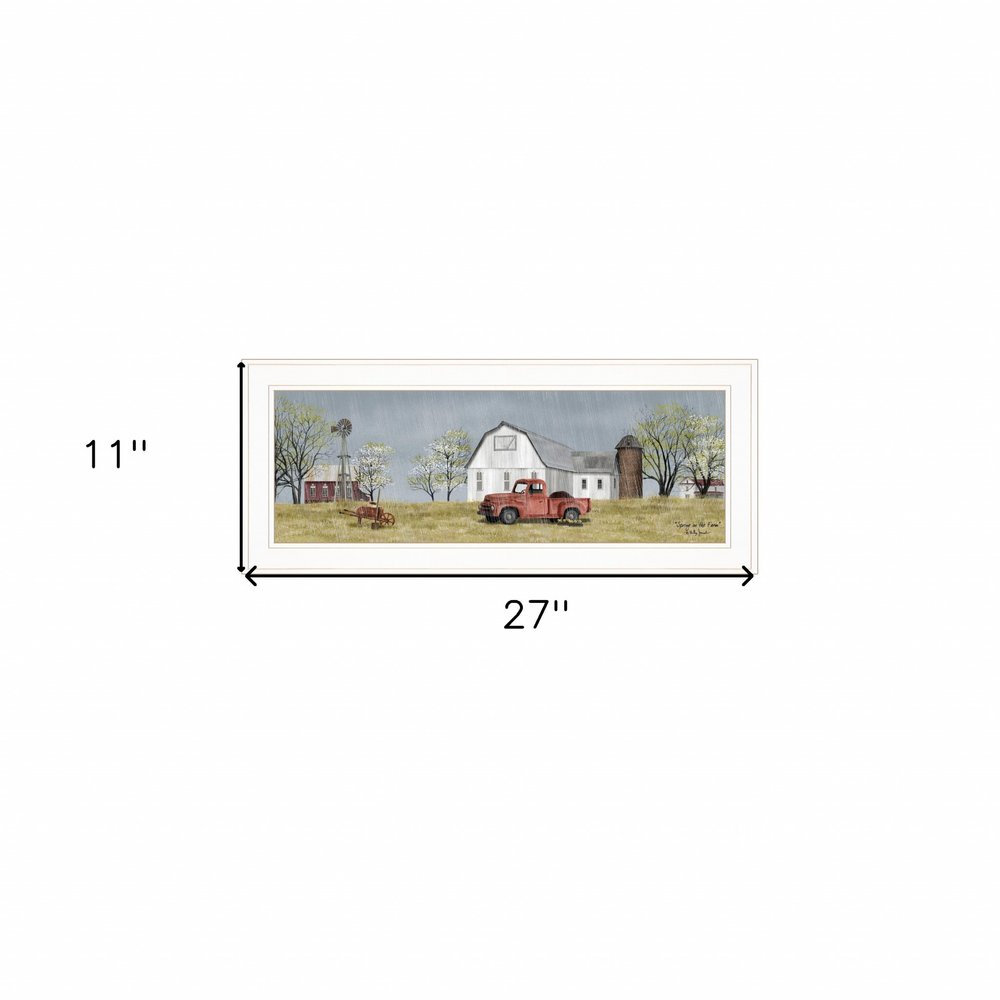Spring On The Farm 1 White Framed Print Wall Art HomeRoots