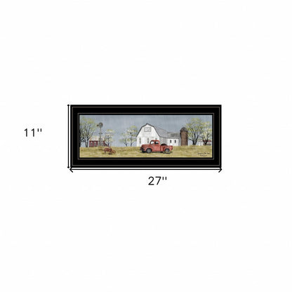 Spring On The Farm 2 Black Framed Print Wall Art HomeRoots