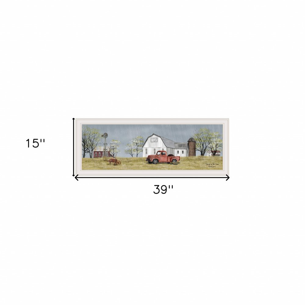 Spring On The Farm 3 White Framed Print Wall Art HomeRoots