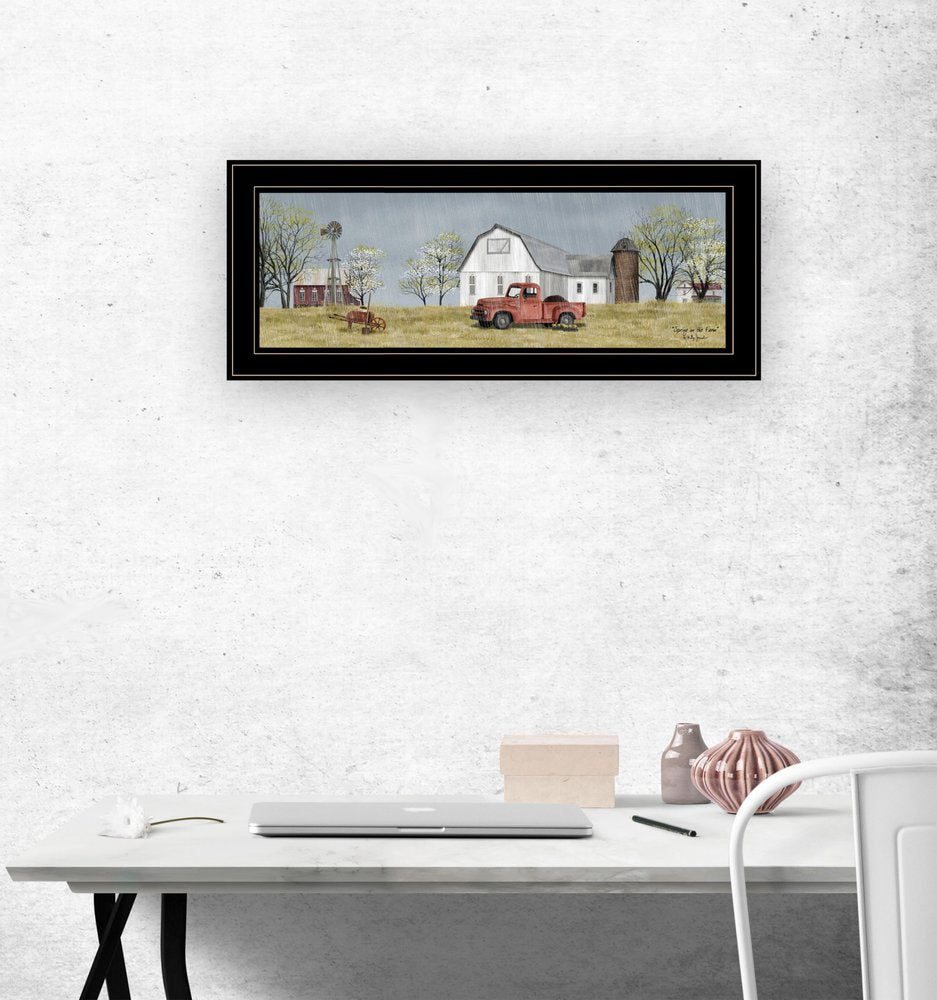 Spring On The Farm 4 Black Framed Print Wall Art HomeRoots