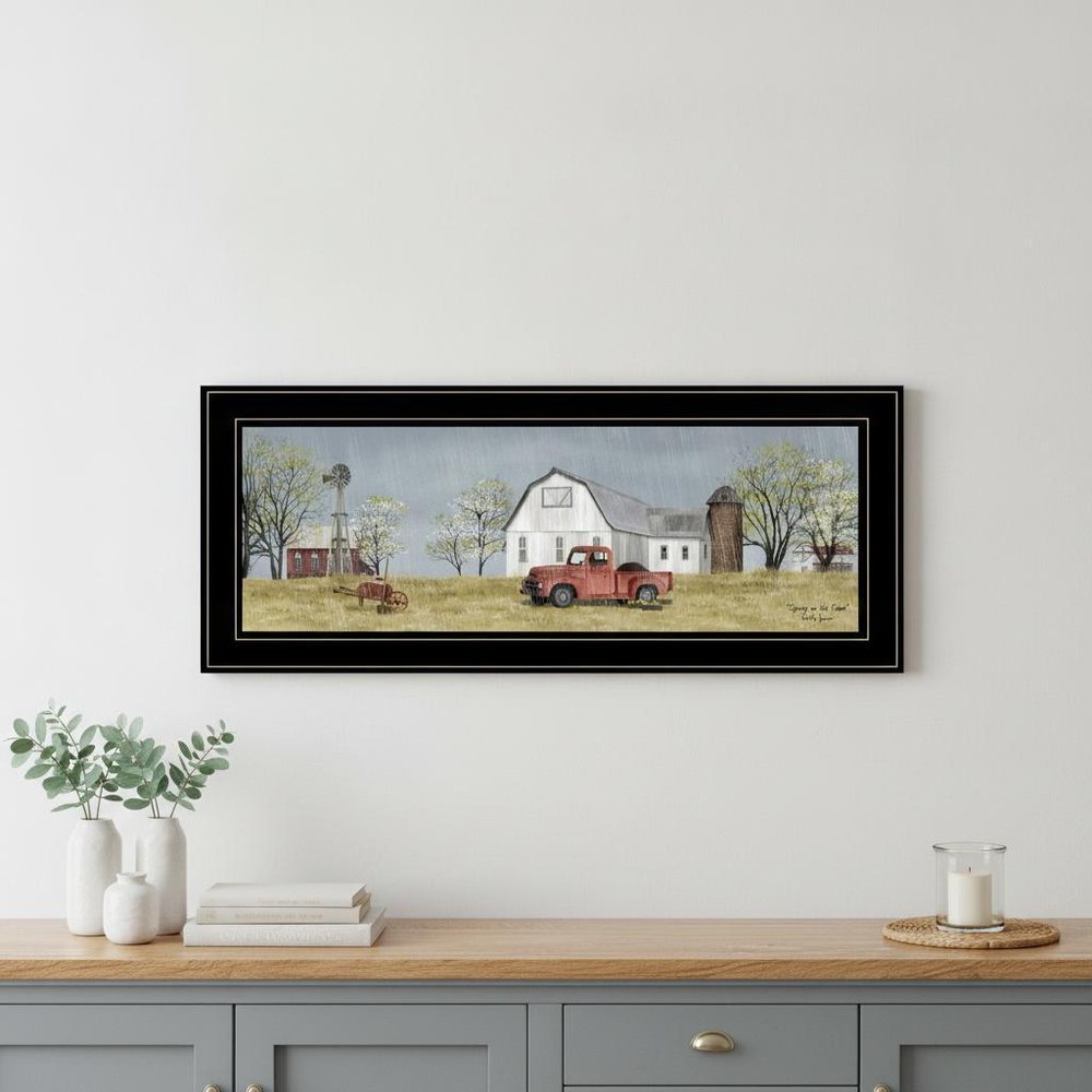 Spring On The Farm 4 Black Framed Print Wall Art HomeRoots
