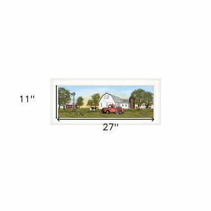 Summer on the Farm 1 White Framed Print Wall Art HomeRoots
