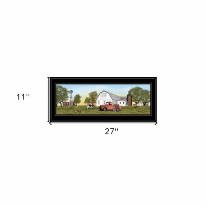 Summer on the Farm 2 Black Framed Print Wall Art HomeRoots