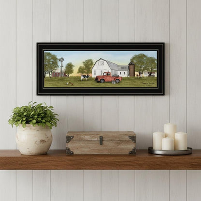 Summer on the Farm 2 Black Framed Print Wall Art HomeRoots