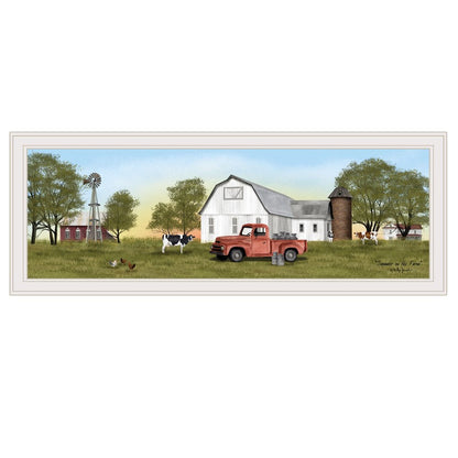 Summer on the Farm 3 White Framed Print Wall Art HomeRoots