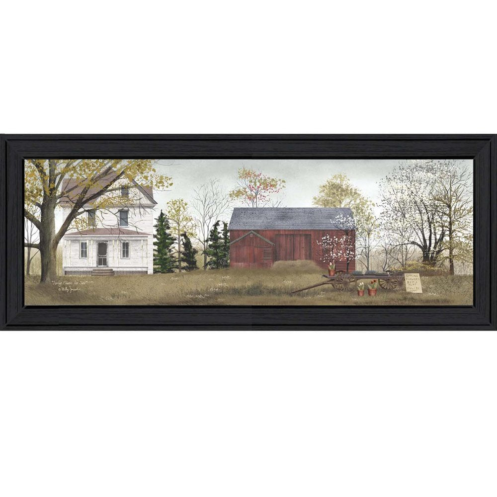 Spring Flowers For Sale 1 Black Framed Print Wall Art HomeRoots
