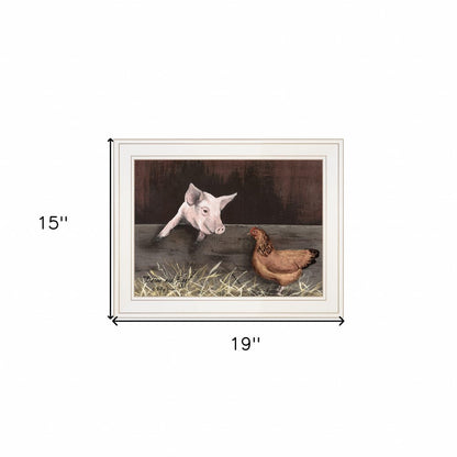 Bacon and Eggs 1 White Framed Print Wall Art HomeRoots