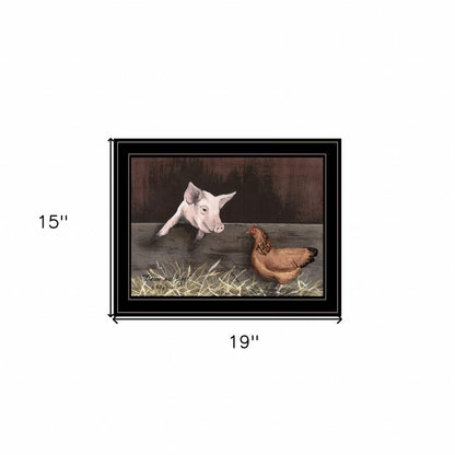 Bacon and Eggs 2 Black Framed Print Wall Art HomeRoots