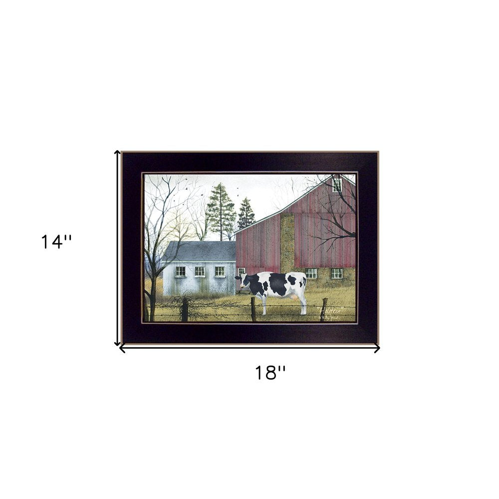 Holstein Black Framed Print Wall Art HomeRoots