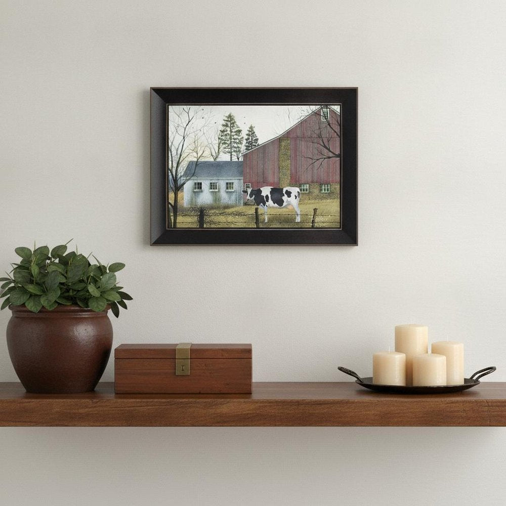 Holstein Black Framed Print Wall Art — view 5