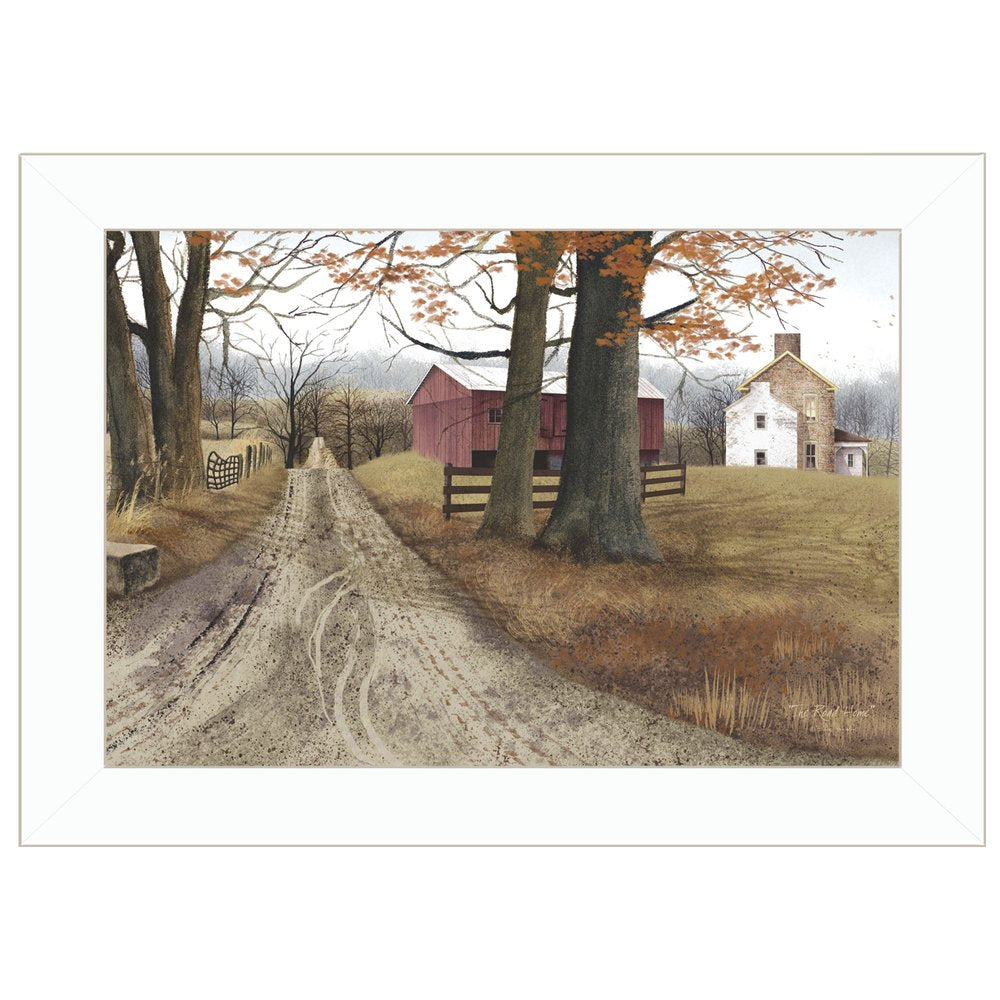 The Road Home 5 White Framed Print Wall Art — view 1