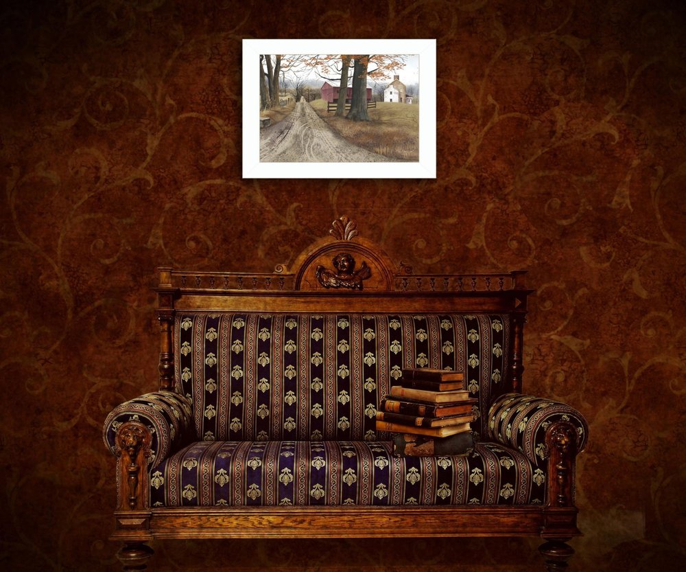 The Road Home 5 White Framed Print Wall Art — view 2