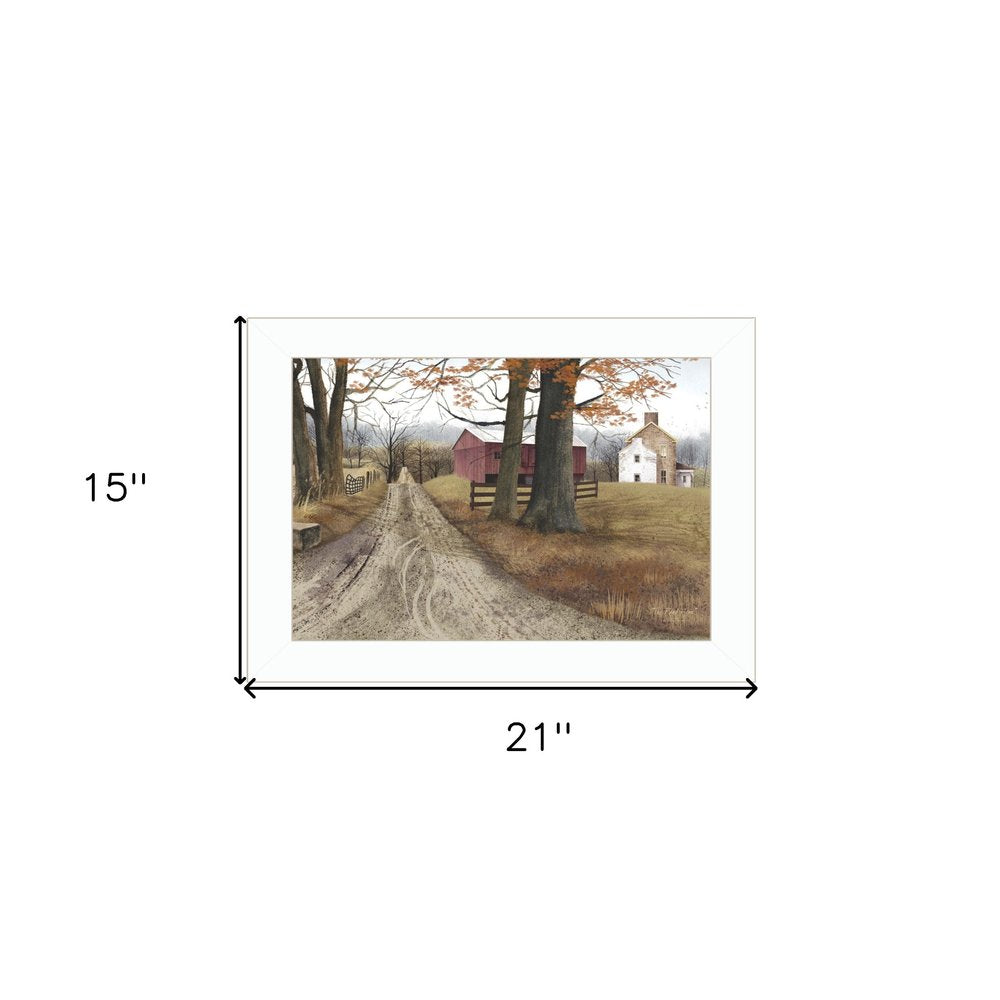 The Road Home 5 White Framed Print Wall Art — view 4
