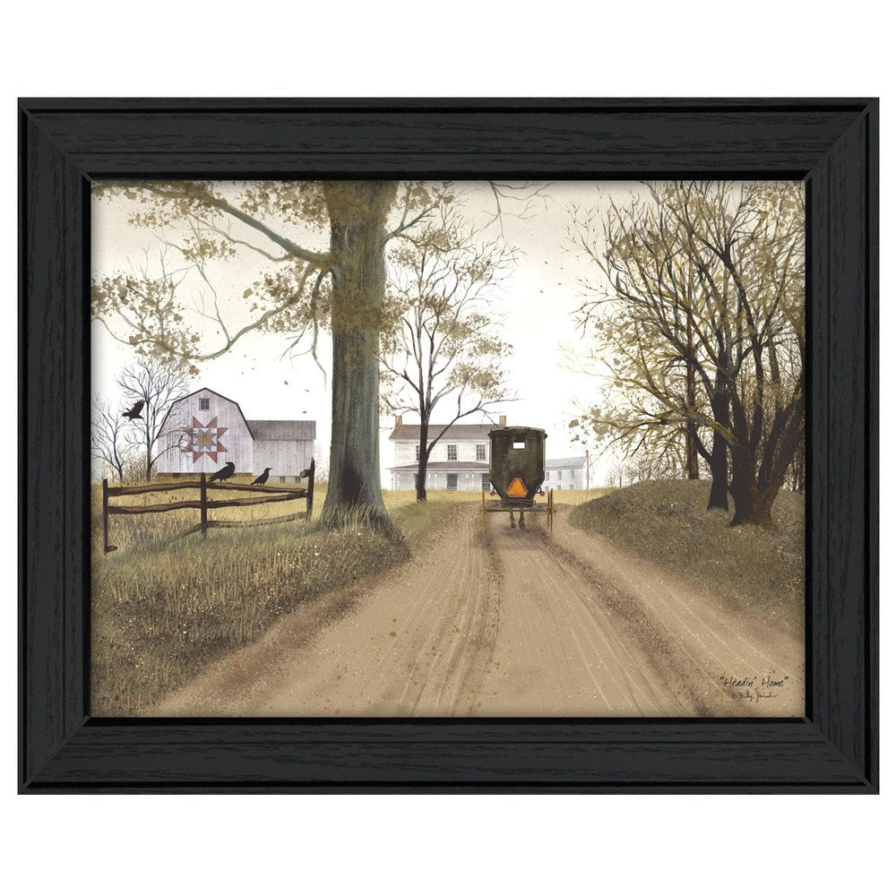 Headin Home 8 Black Framed Print Wall Art HomeRoots