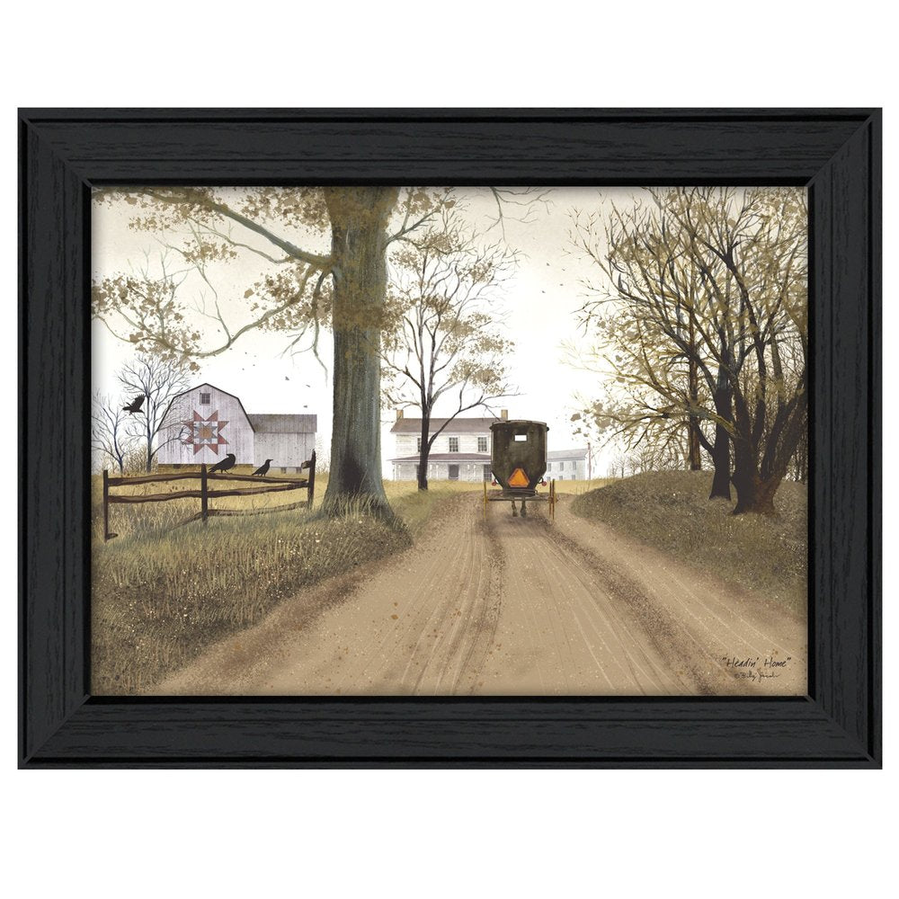 Headin Home 6 Black Framed Print Wall Art — view 1