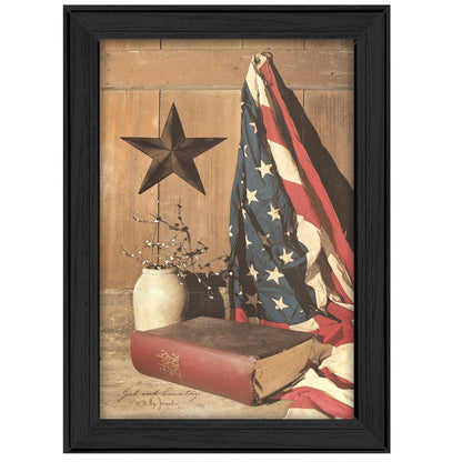 God and Country 5 Black Framed Print Wall Art HomeRoots