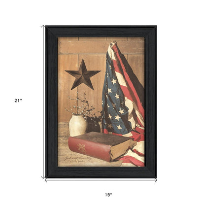 God and Country 5 Black Framed Print Wall Art HomeRoots