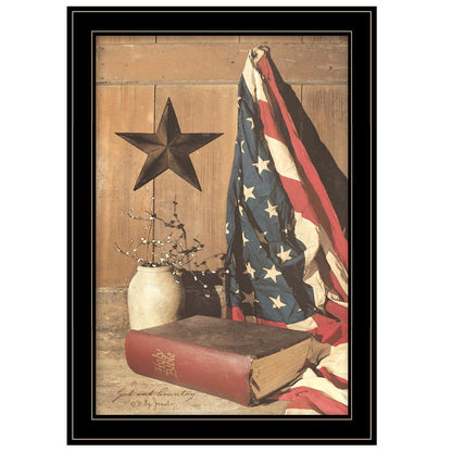 God and Country 6 Black Framed Print Wall Art HomeRoots