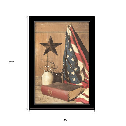 God and Country 6 Black Framed Print Wall Art HomeRoots