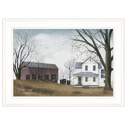 Sunday Service 1 White Framed Print Wall Art HomeRoots