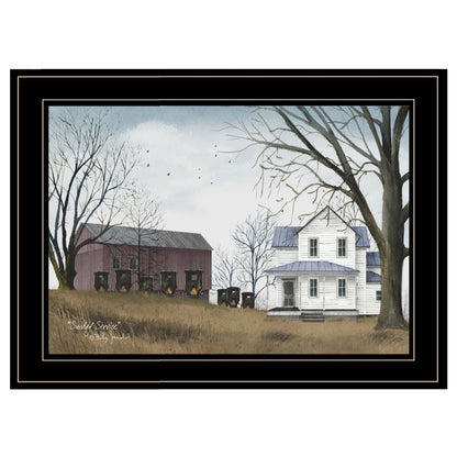 Sunday Service 2 Black Framed Print Wall Art HomeRoots