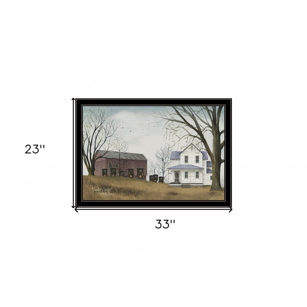 Sunday Service 4 Black Framed Print Wall Art — view 4