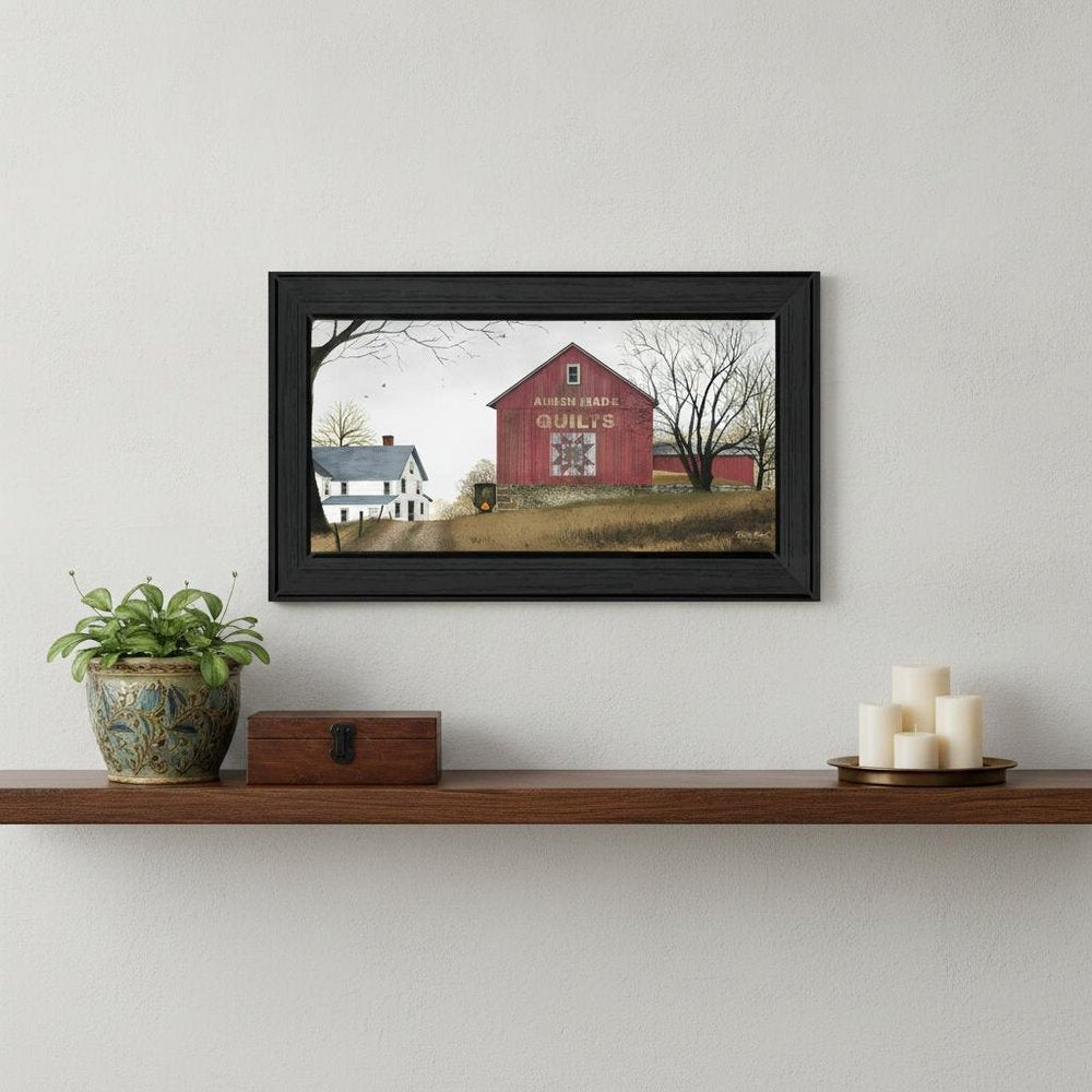 The Quilt Barn 1 Black Framed Print Wall Art — view 4