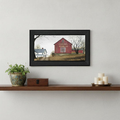 The Quilt Barn 1 Black Framed Print Wall Art HomeRoots