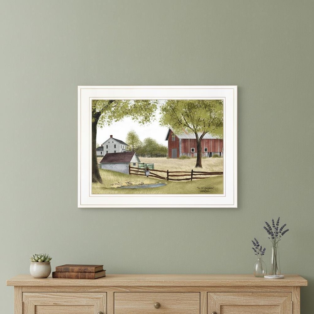 The Old Spring House 1 White Framed Print Wall Art HomeRoots