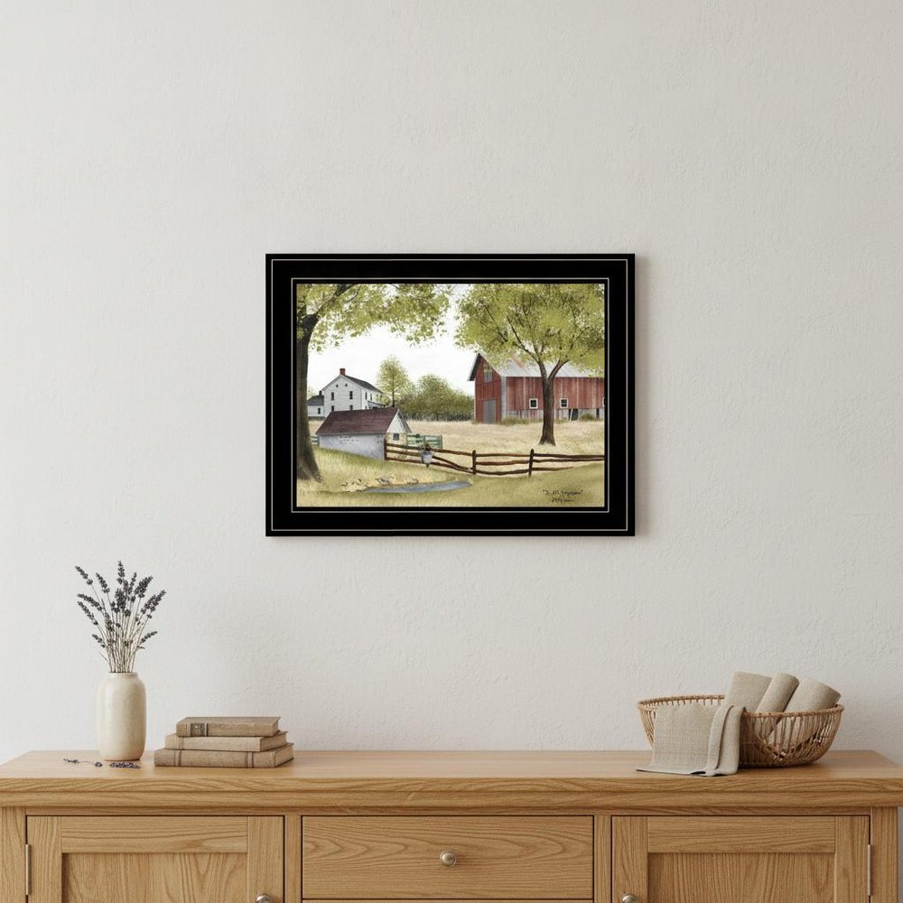 The Old Spring House 2 Black Framed Print Wall Art HomeRoots