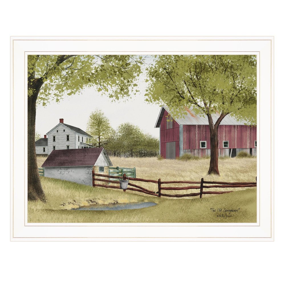 The Old Spring House 3 White Framed Print Wall Art HomeRoots