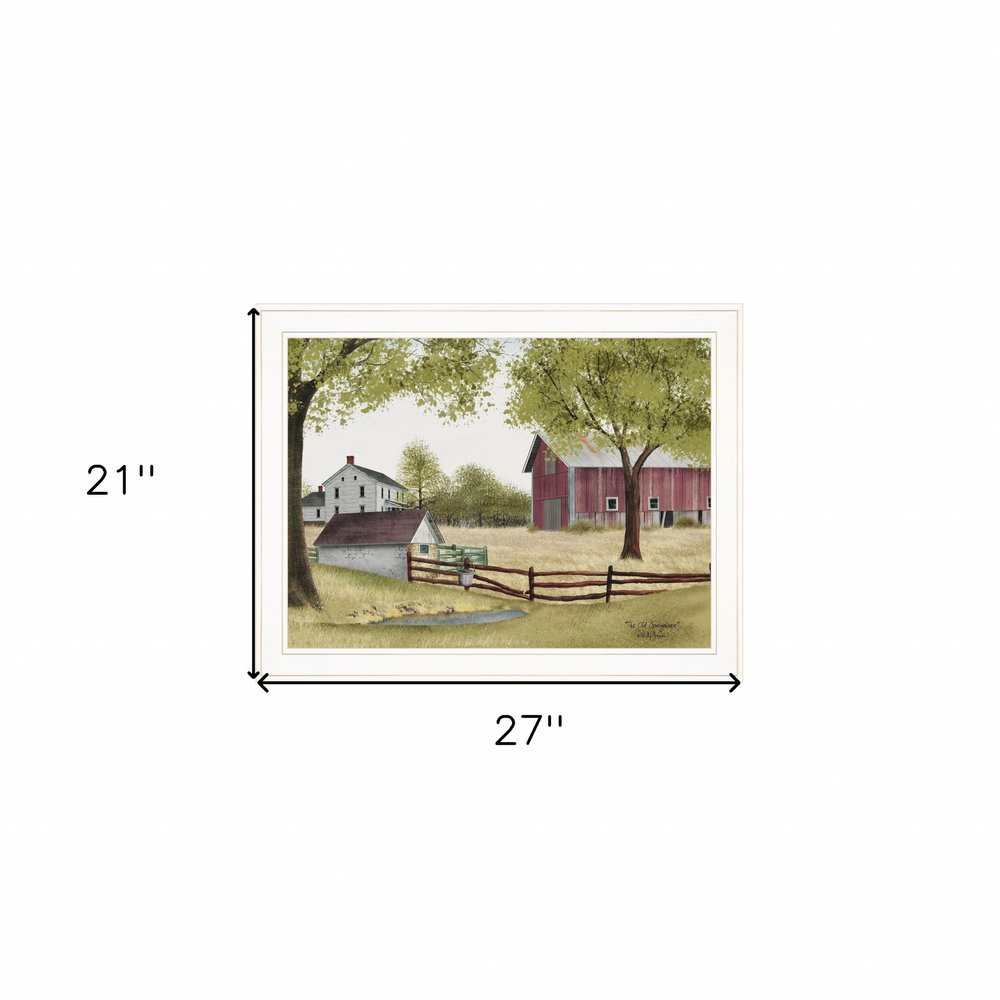 The Old Spring House 3 White Framed Print Wall Art HomeRoots