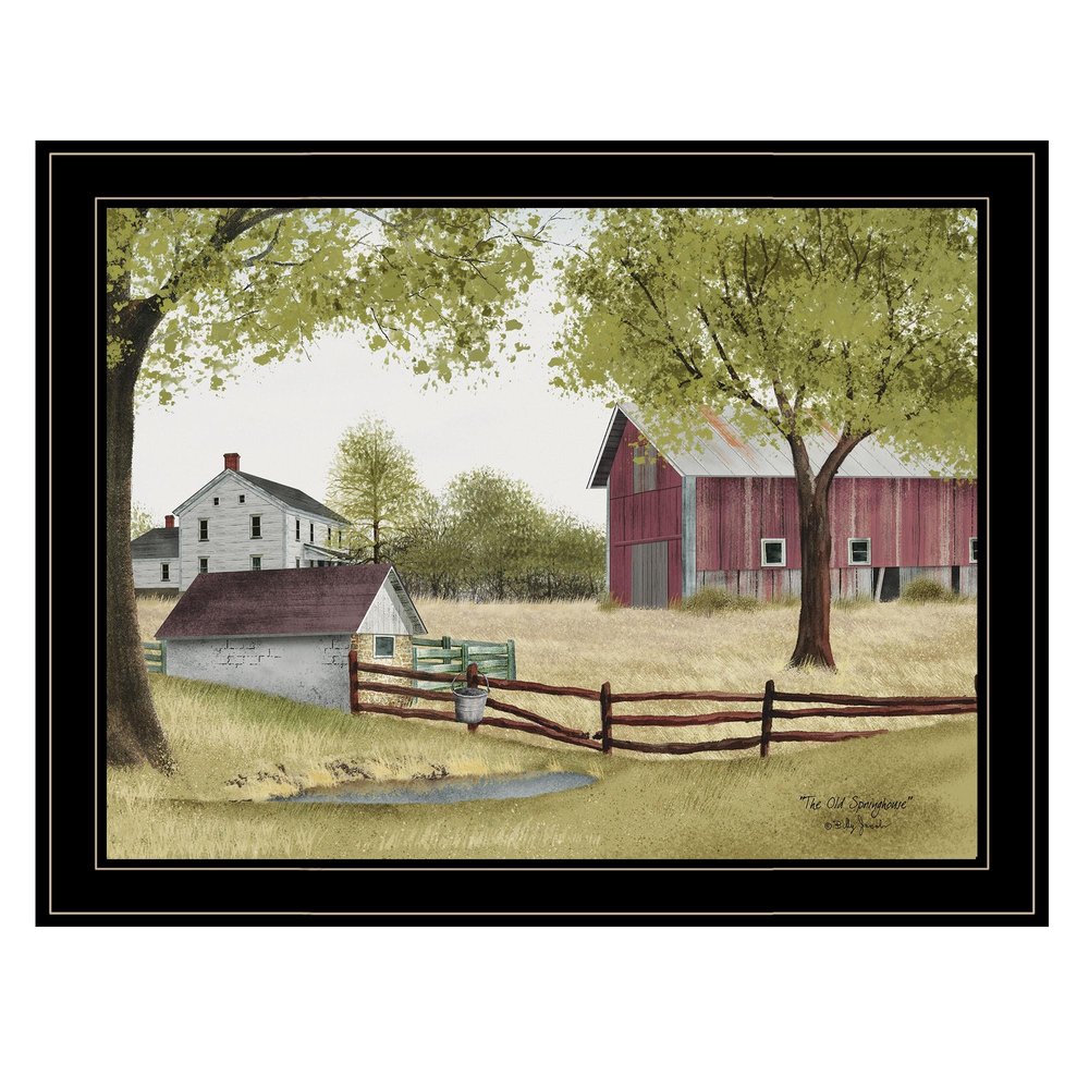 The Old Spring House 4 Black Framed Print Wall Art HomeRoots