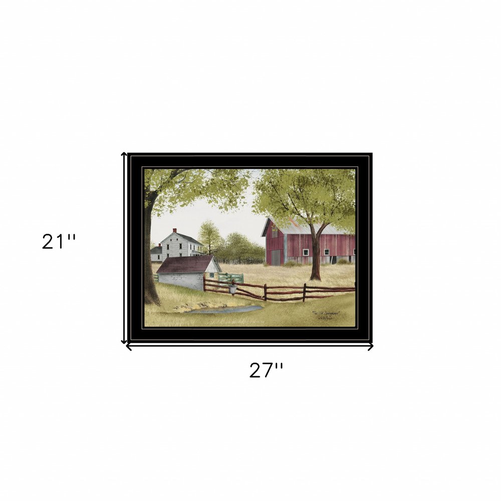 The Old Spring House 4 Black Framed Print Wall Art HomeRoots