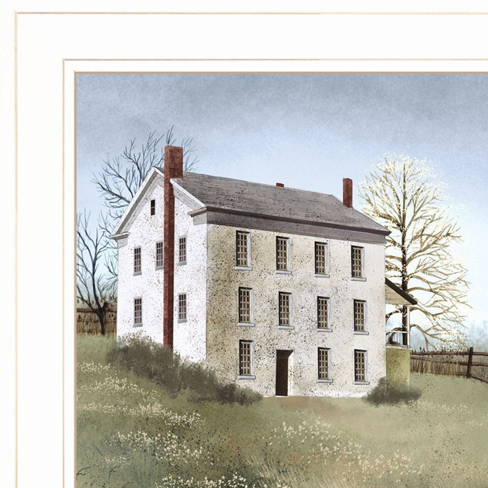 Spring at White House Farm 1 White Framed Print Wall Art HomeRoots