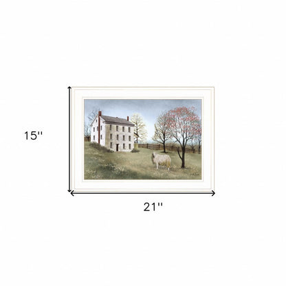 Spring at White House Farm 1 White Framed Print Wall Art HomeRoots