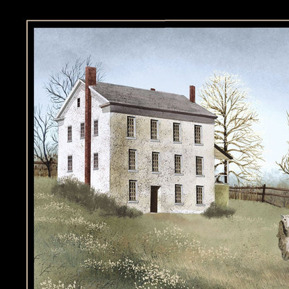 Spring at White House Farm 2 Black Framed Print Wall Art HomeRoots